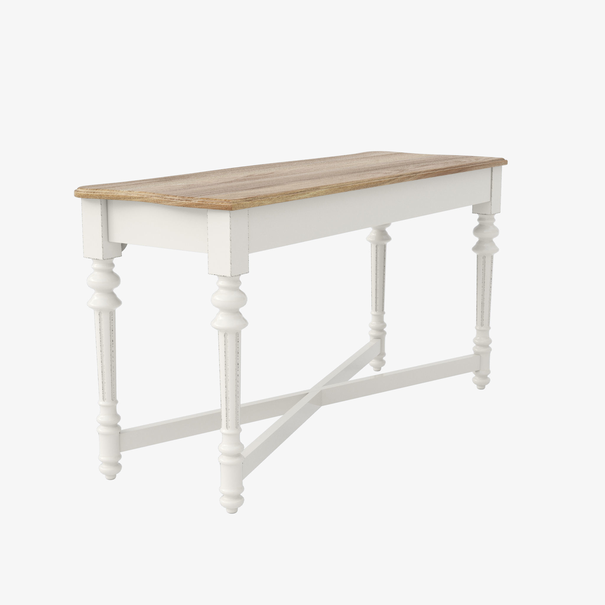 Console Full House 1CNBG014 White 3D model_4