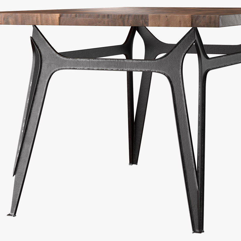 Loft Table 12 3D model_2