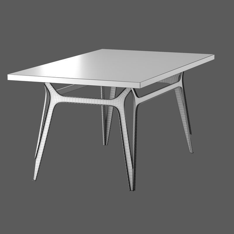 Loft Table 12 3D model_6