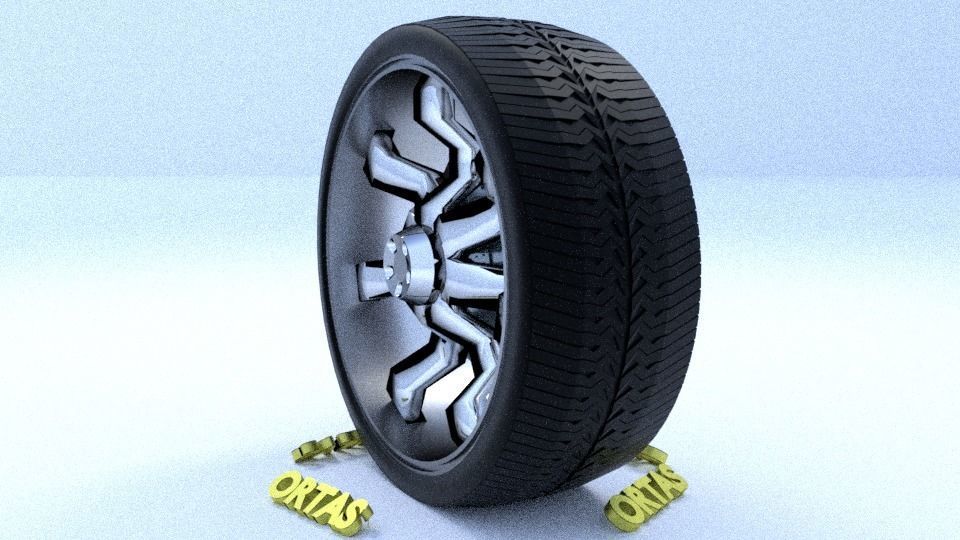 ORTAS CAR RIM 21-22 GAME READY RIM TIRE AND DISC 3D Model Collection_18