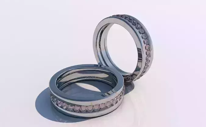 Ruby ring 3D model