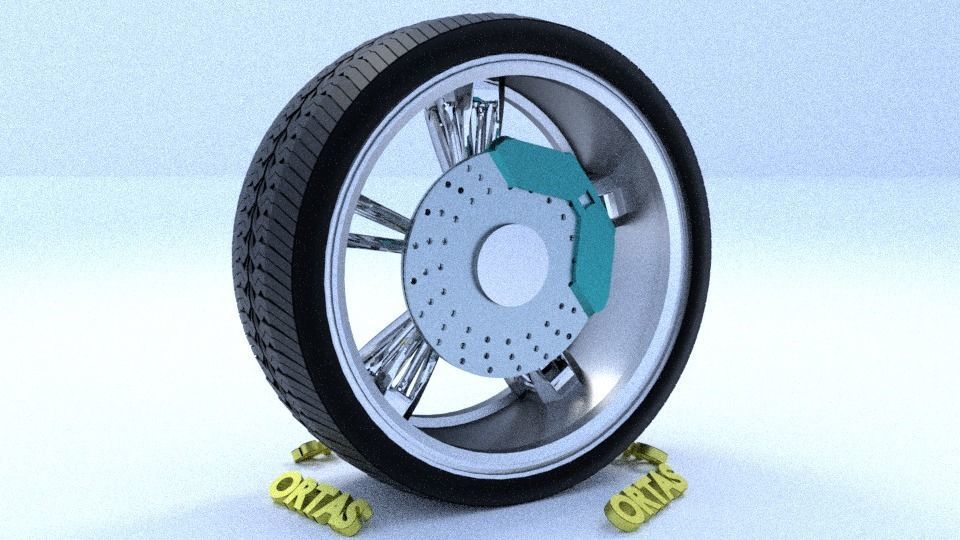 ORTAS CAR RIM 23-24 GAME READY RIM TIRE AND DISC 3D Model Collection_21