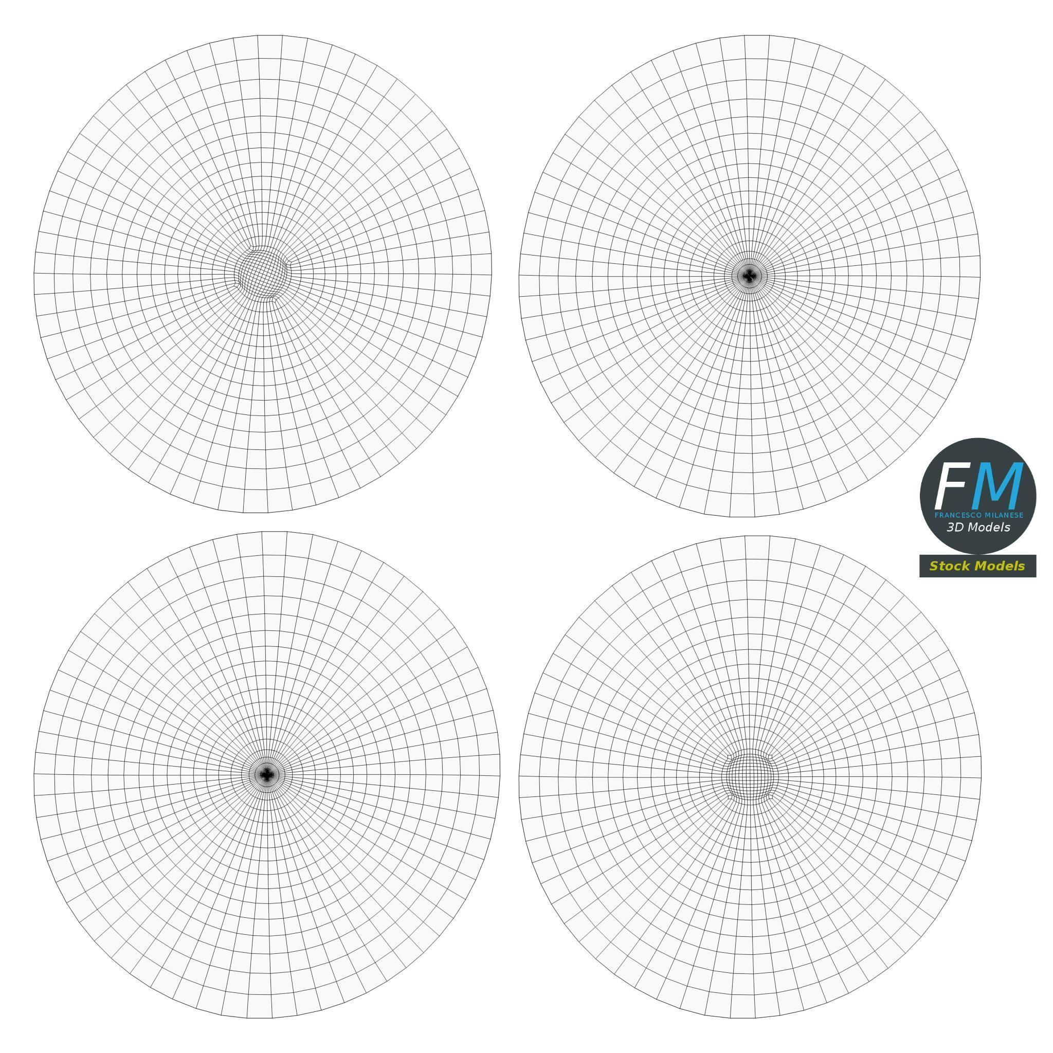 Outdoor applique lamp 3D model_13