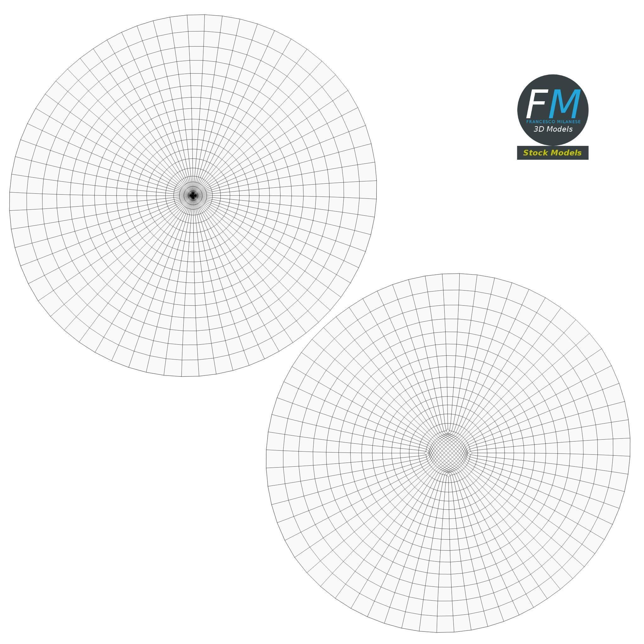 Outdoor applique lamp 3D model_11