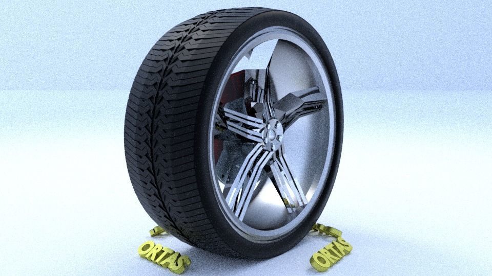 ORTAS CAR RIM 35-36 GAME READY RIM TIRE AND DISC 3D Model Collection_13
