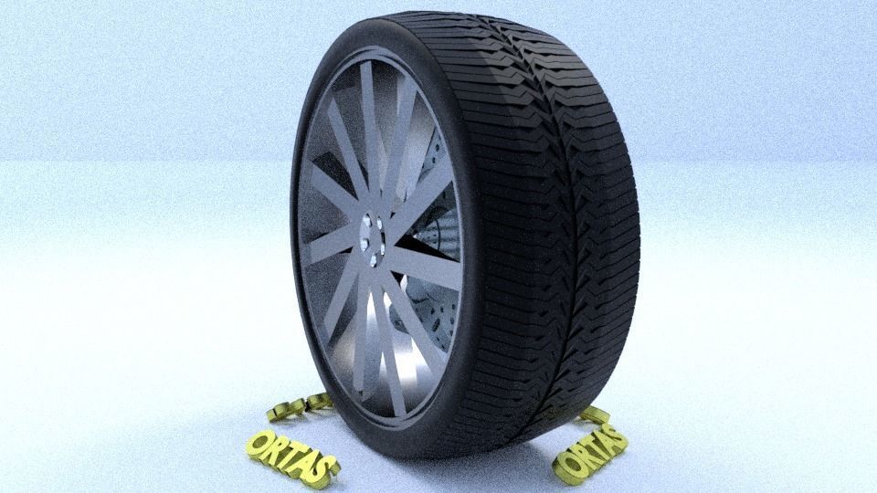 ORTAS CAR RIM 35-36 GAME READY RIM TIRE AND DISC 3D Model Collection_8