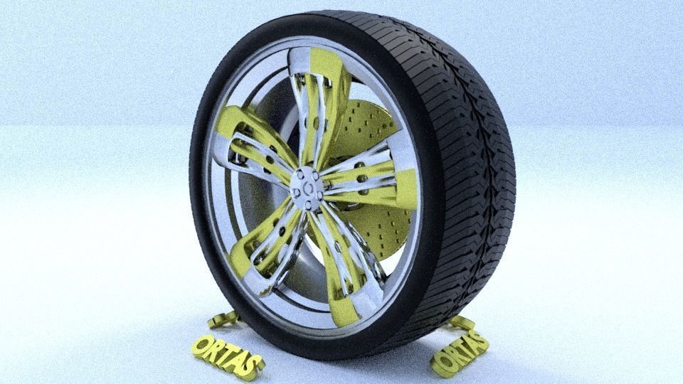 ORTAS CAR RIM 37-38 GAME READY RIM TIRE AND DISC 3D Model Collection_22