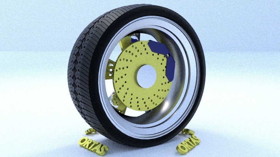 ORTAS CAR RIM 37-38 GAME READY RIM TIRE AND DISC 3D Model Collection_21