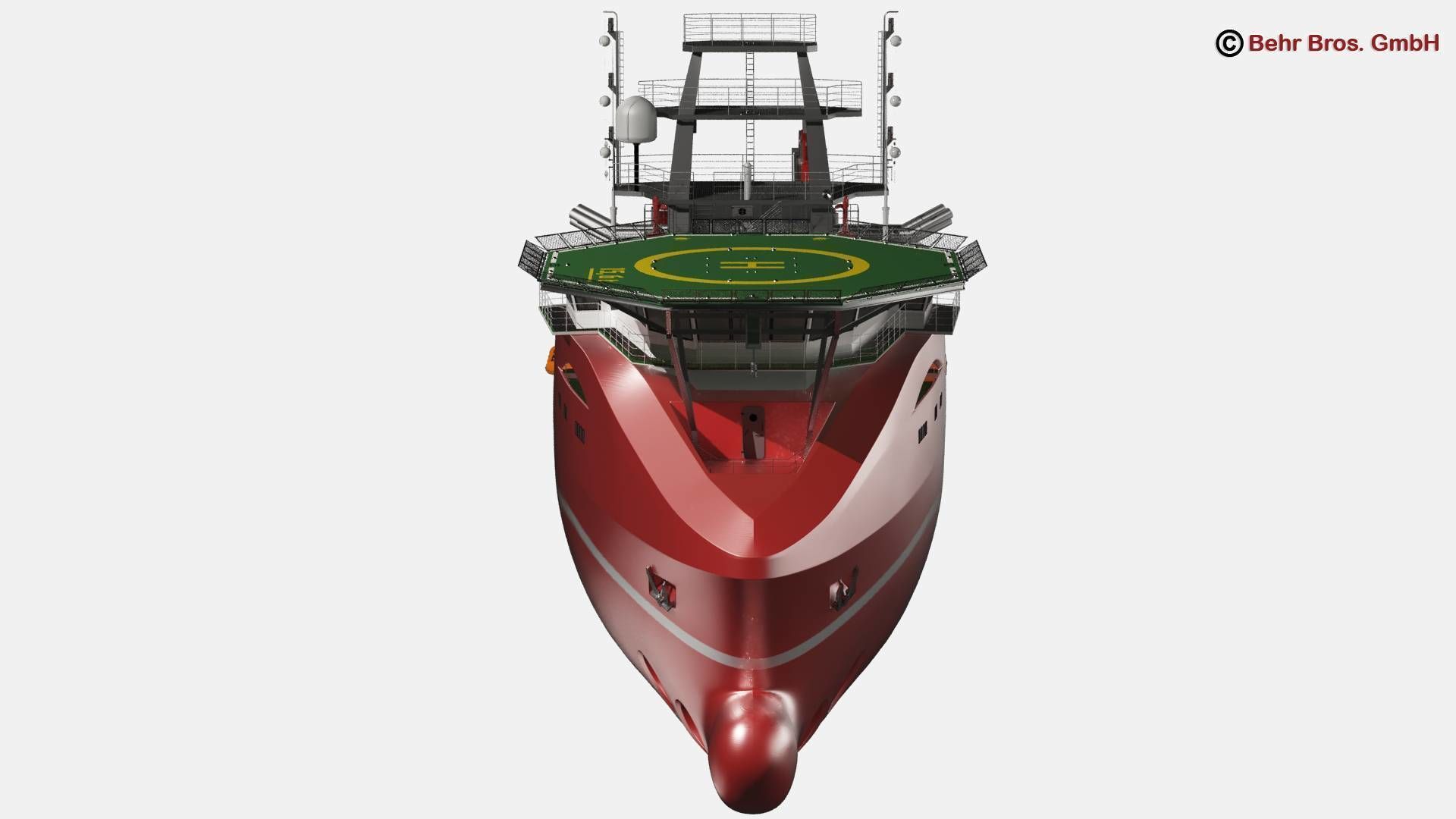 Generic Support Vessel 3D model_8