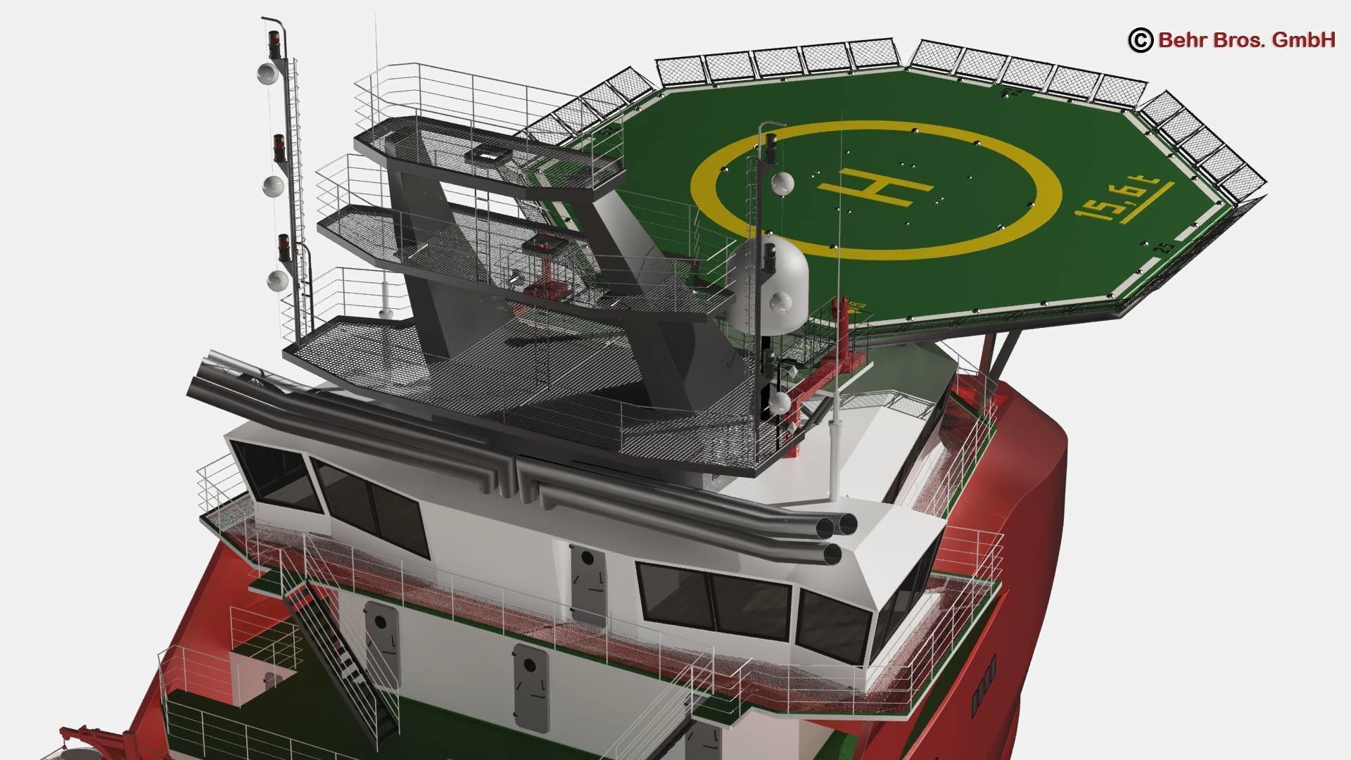 Generic Support Vessel 3D model_6