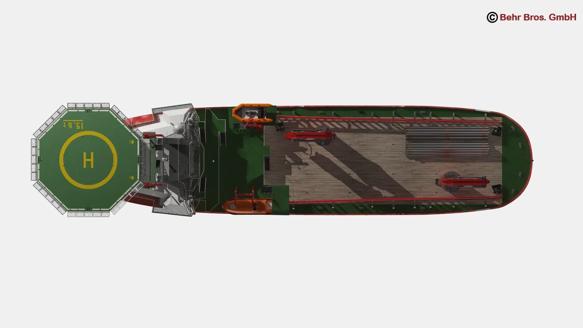 Generic Support Vessel 3D model_5