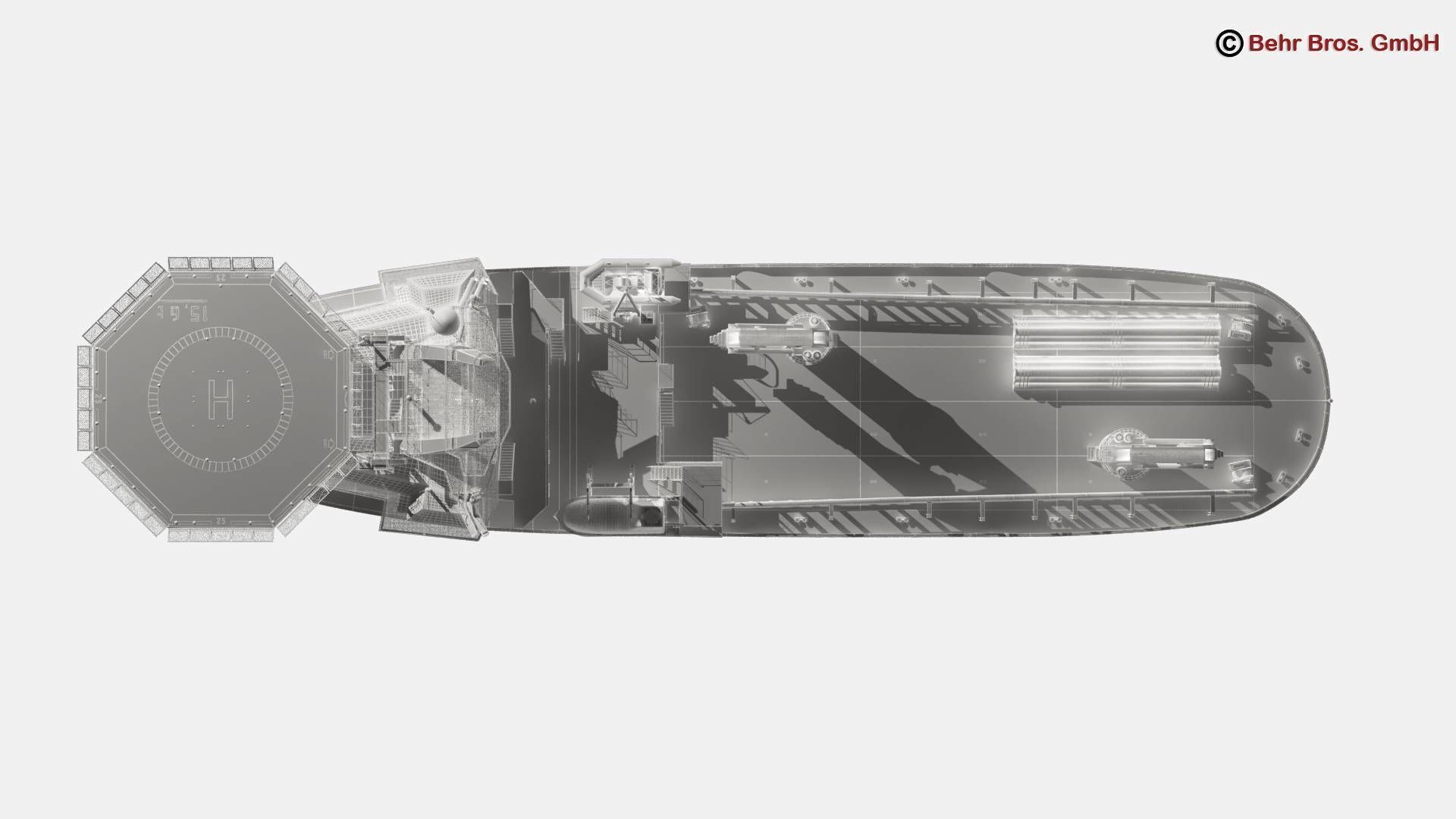 Generic Support Vessel 3D model_16