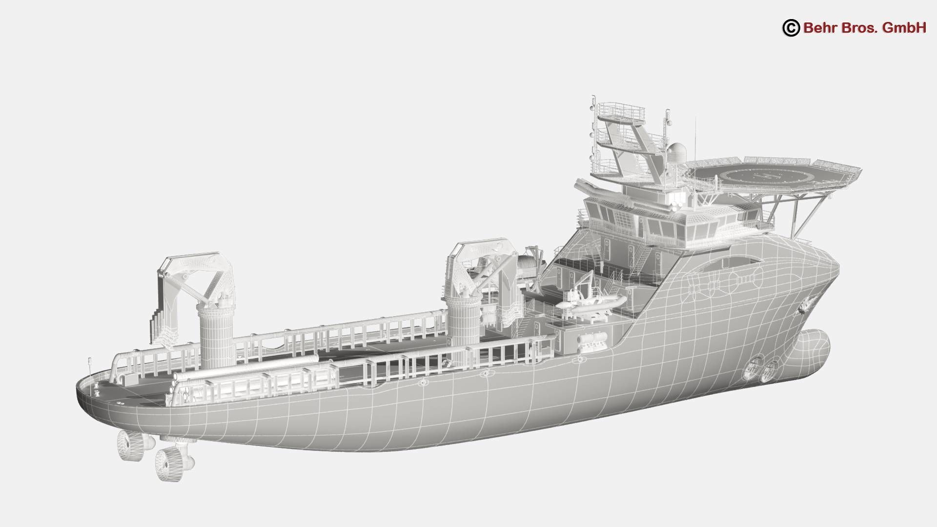 Generic Support Vessel 3D model_12
