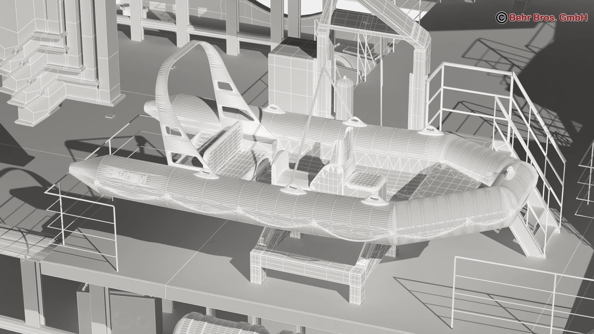 Generic Support Vessel 3D model_14