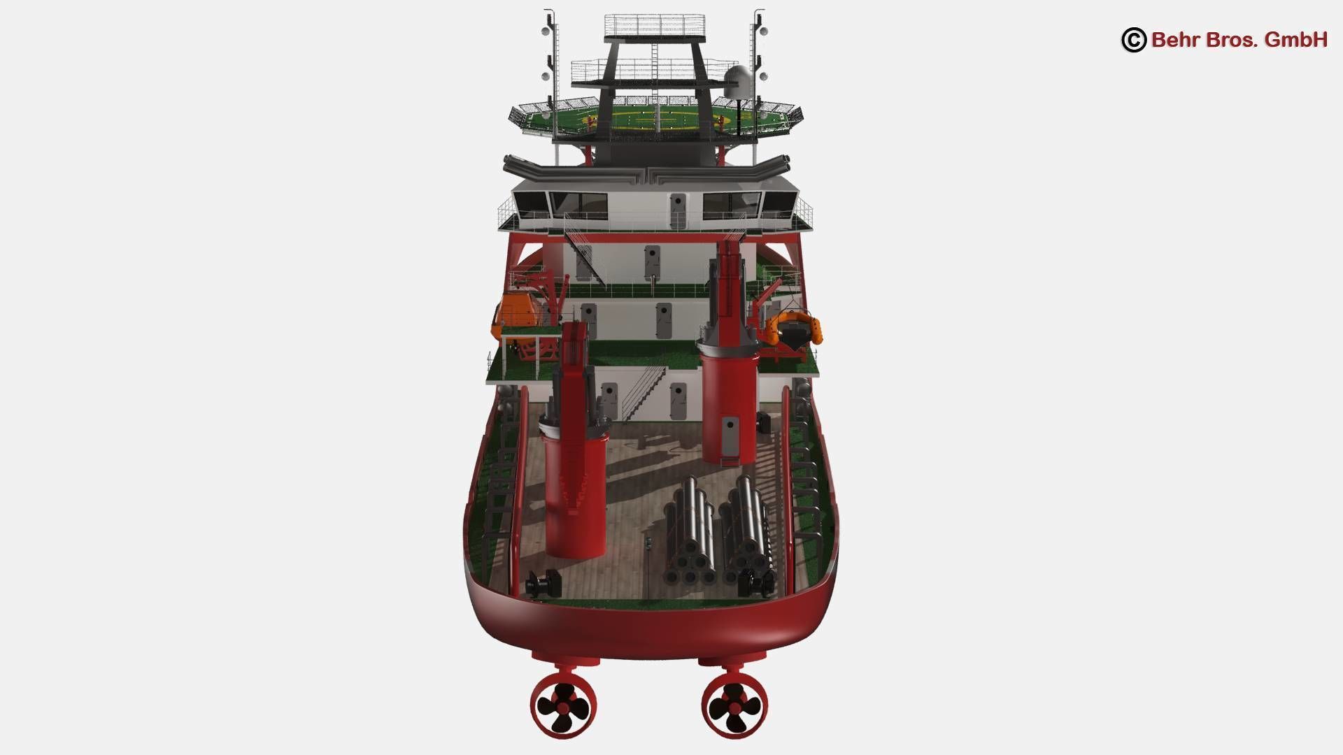 Generic Support Vessel 3D model_9