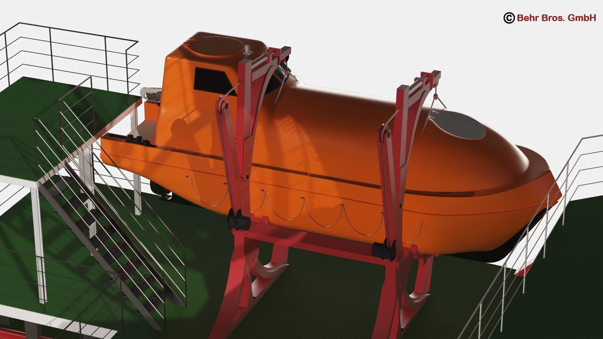 Generic Support Vessel 3D model_2