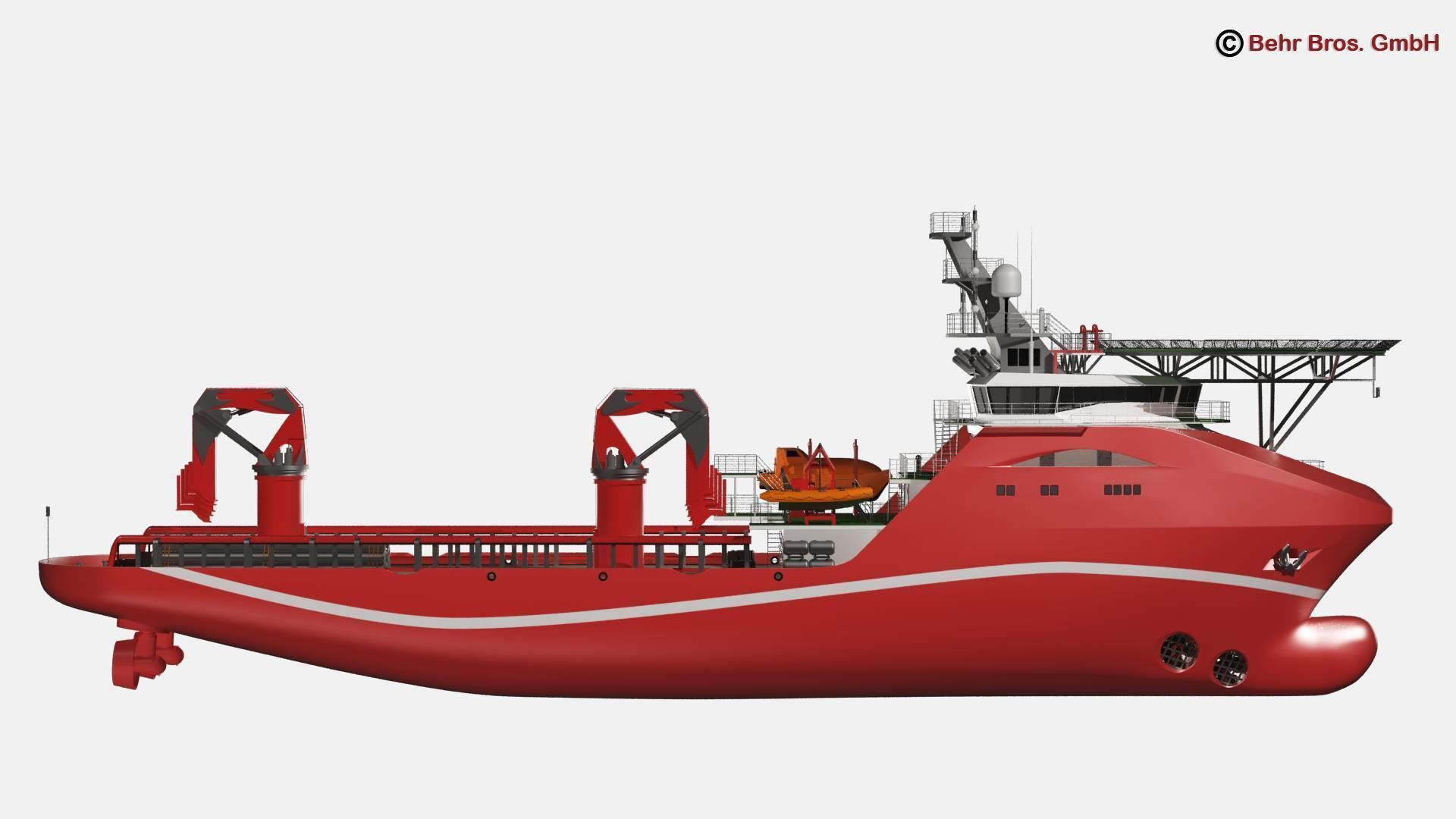Generic Support Vessel 3D model_10