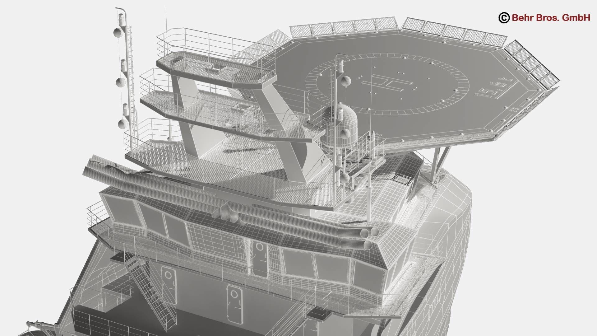 Generic Support Vessel 3D model_17