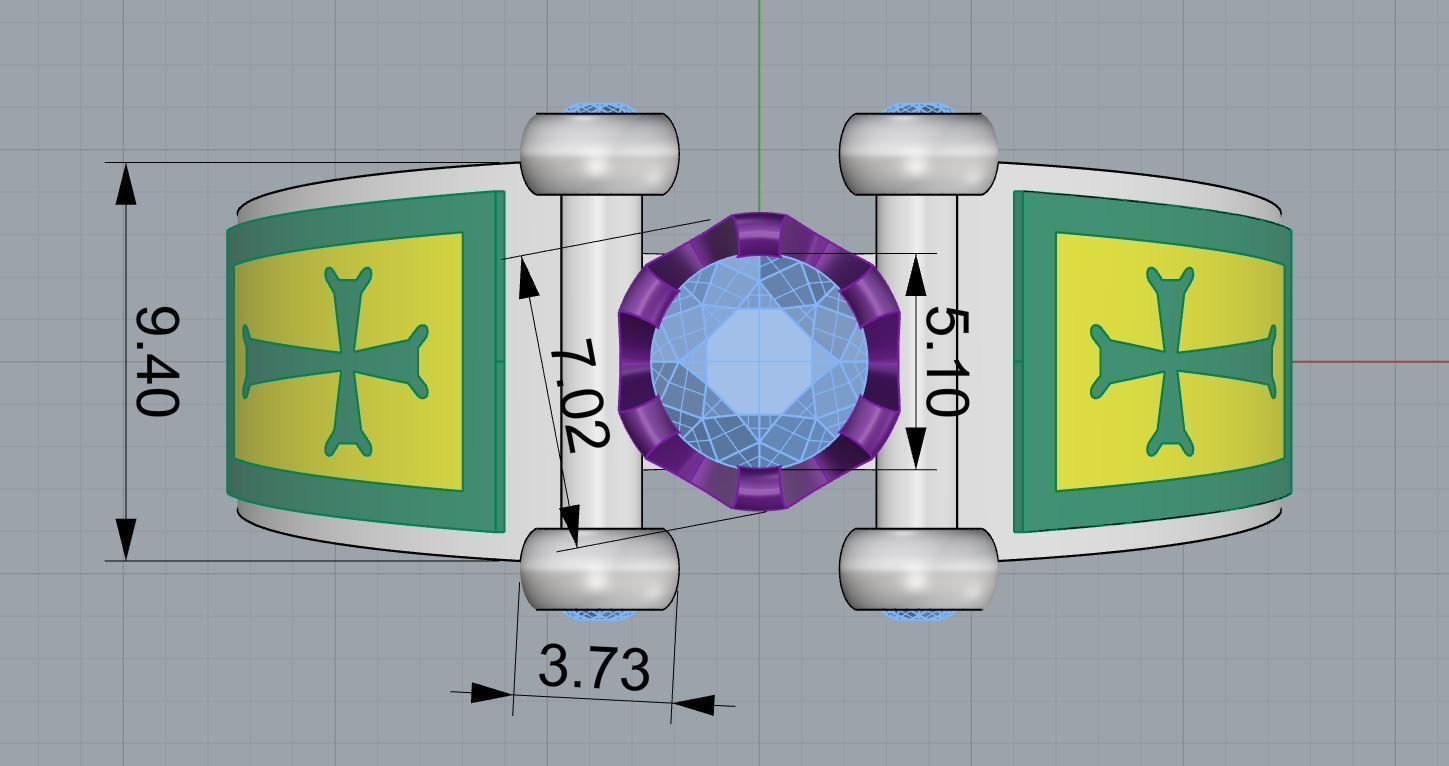 Men Ring              3D print model_6