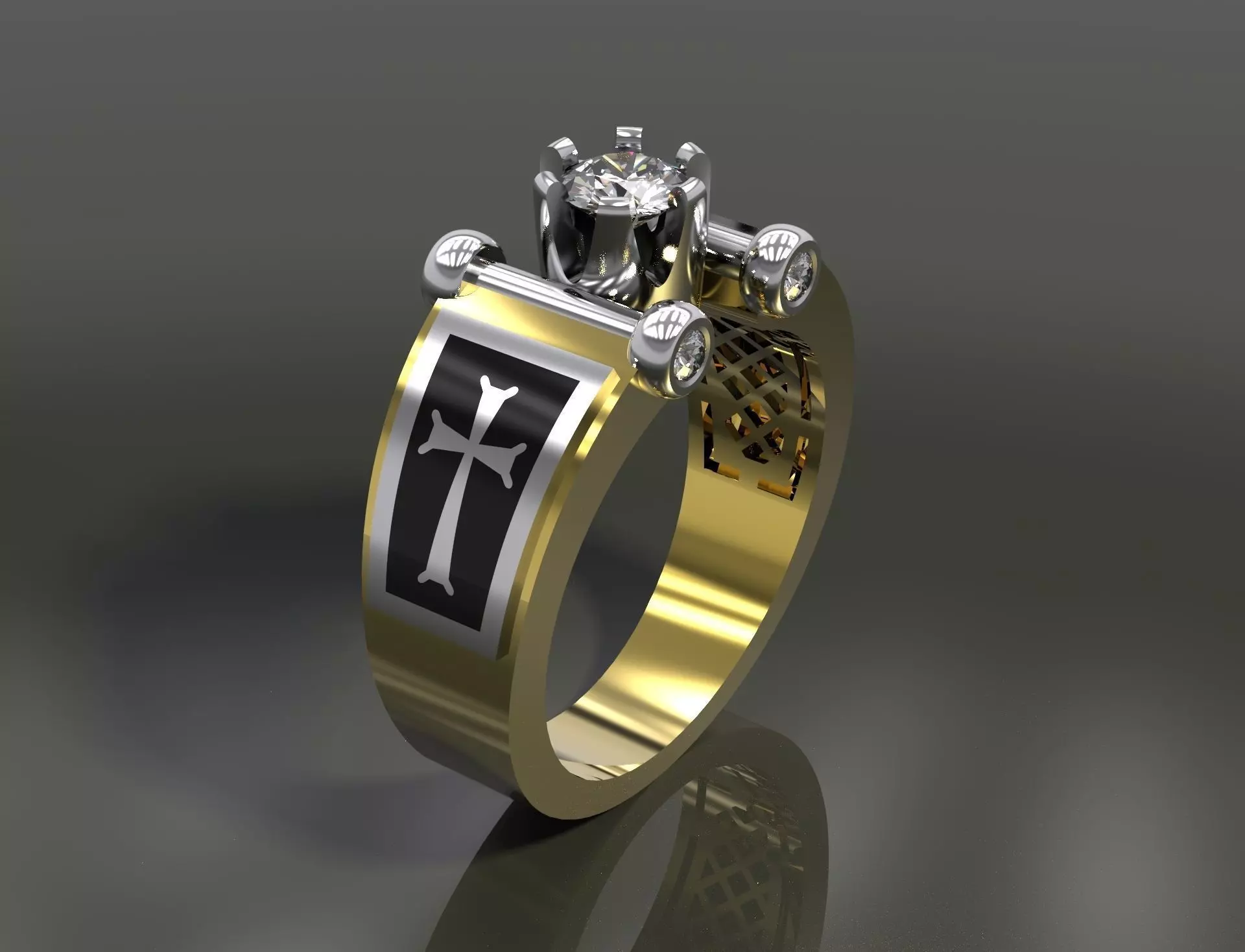 Men Ring              3D print model_0