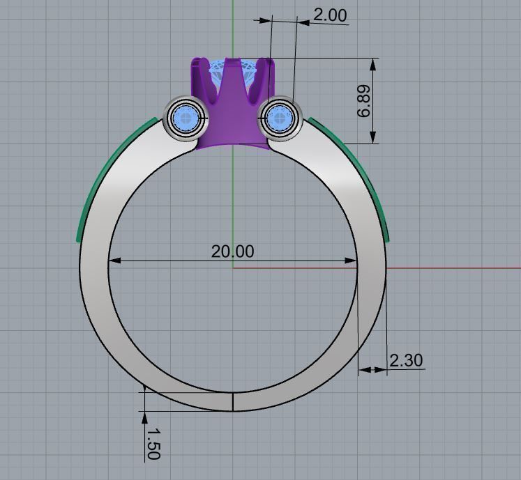 Men Ring              3D print model_7