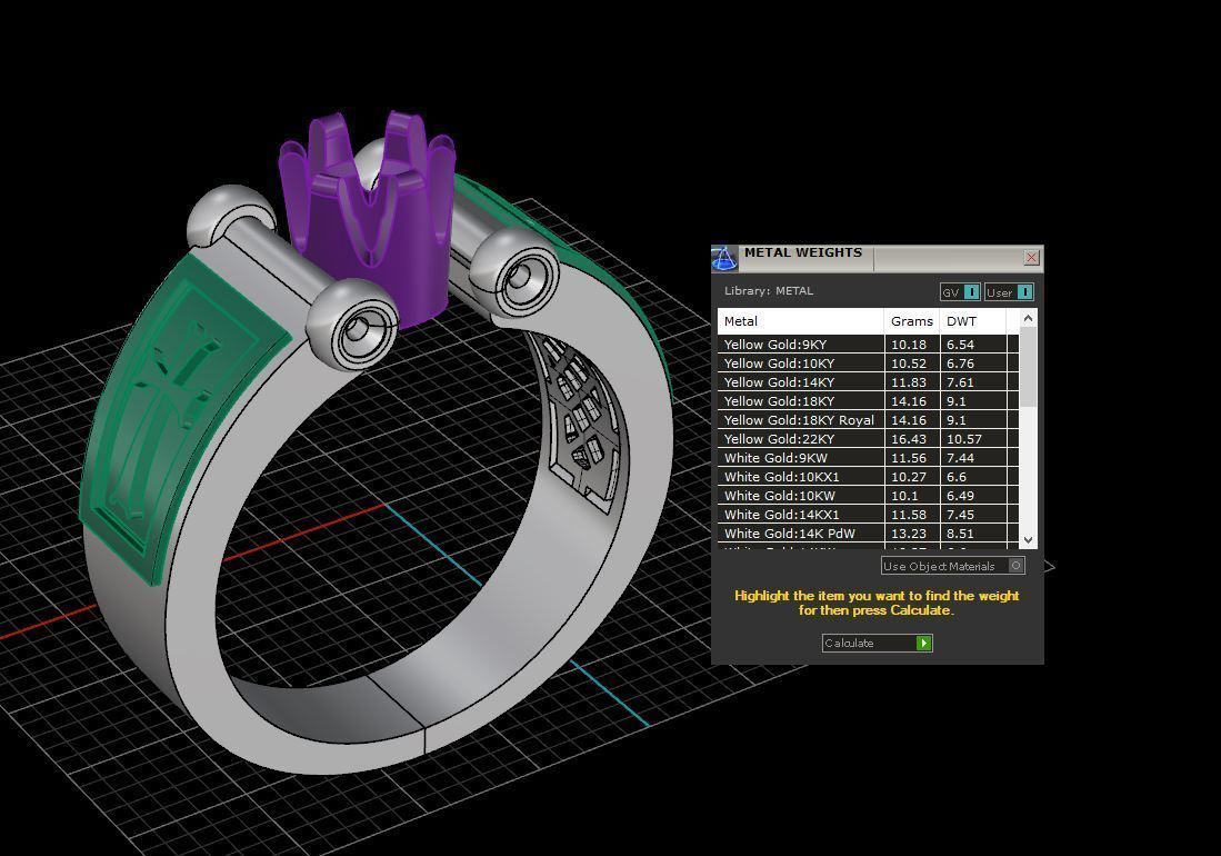Men Ring              3D print model_9