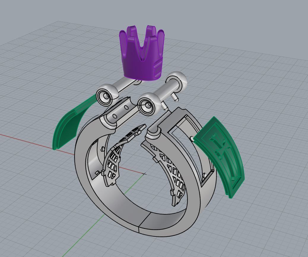 Men Ring              3D print model_11