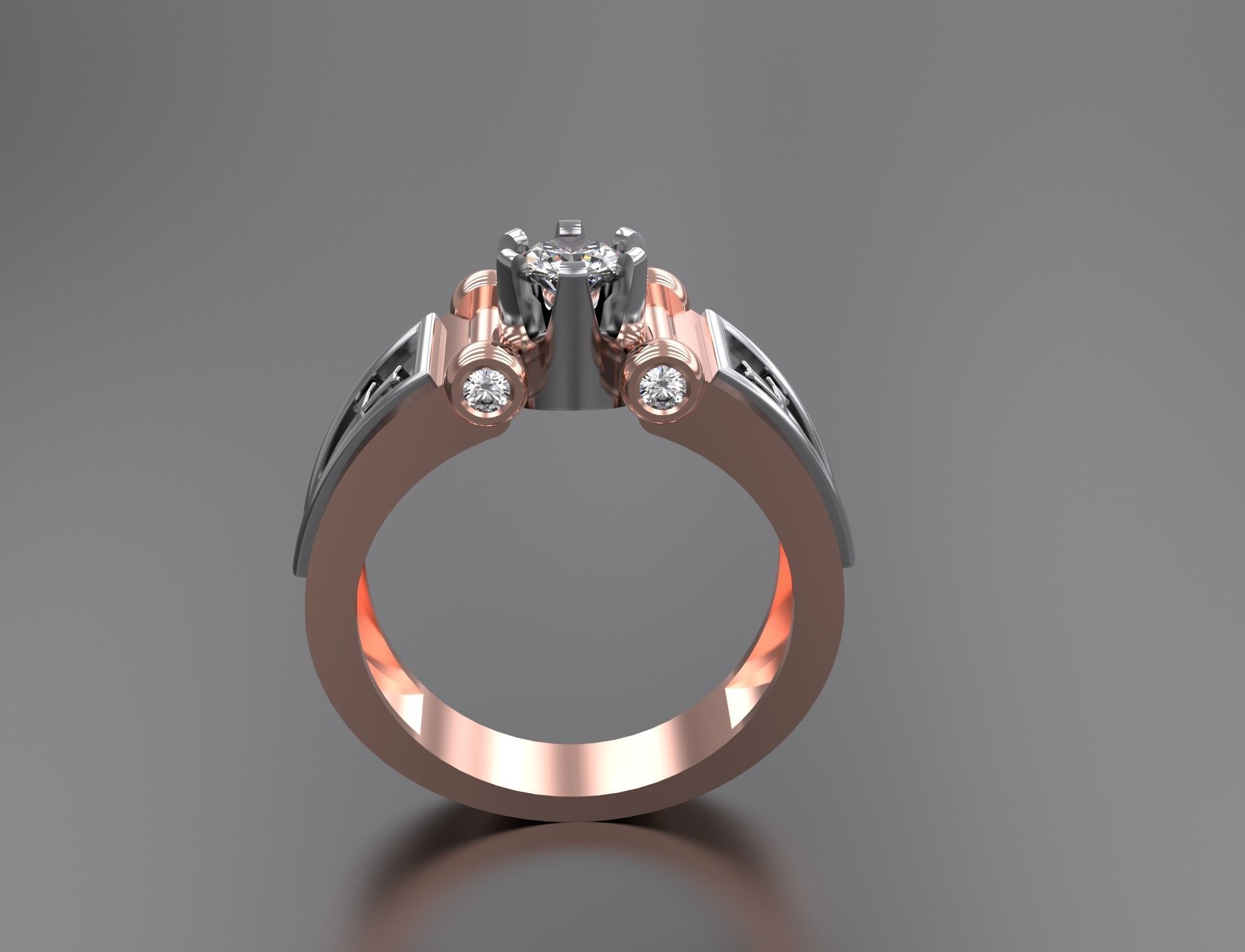 Men Ring              3D print model_5
