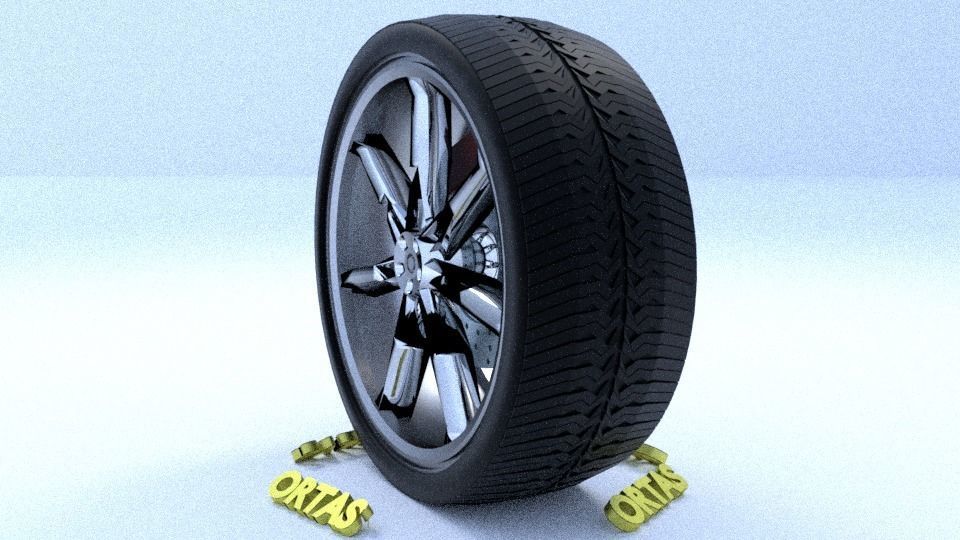 ORTAS CAR RIM 21-22-23-24-25 GAME READY RIM TIRE AND DISC 3D Model Collection_35