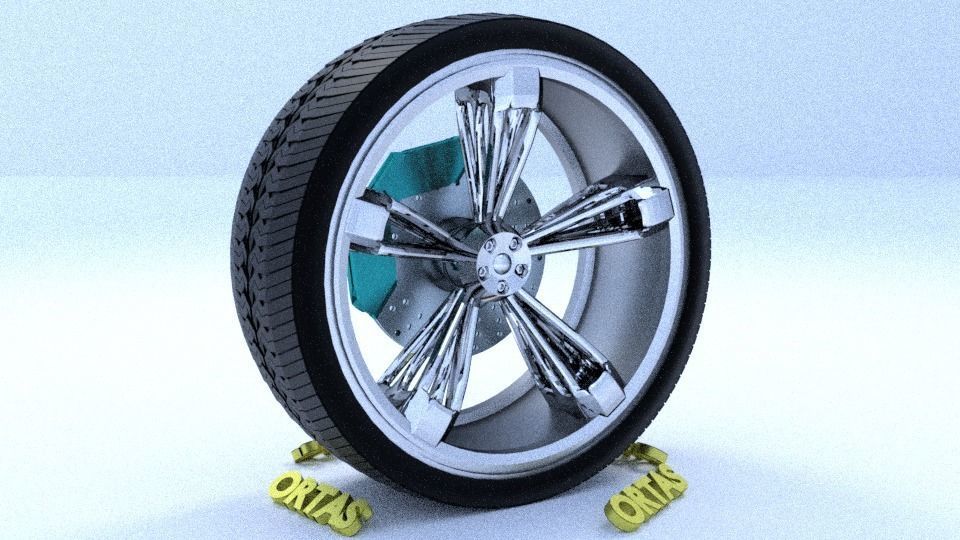 ORTAS CAR RIM 21-22-23-24-25 GAME READY RIM TIRE AND DISC 3D Model Collection_42