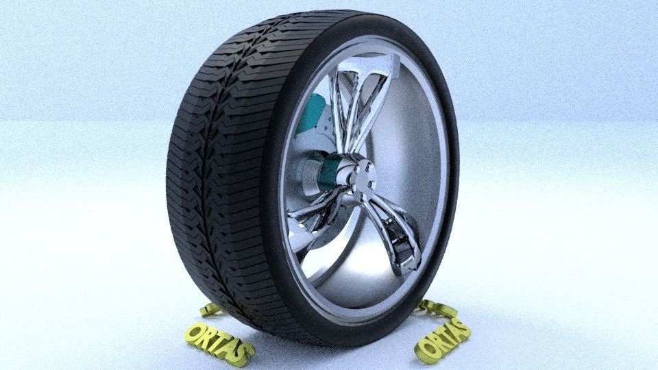 ORTAS CAR RIM 21-22-23-24-25 GAME READY RIM TIRE AND DISC 3D Model Collection_52