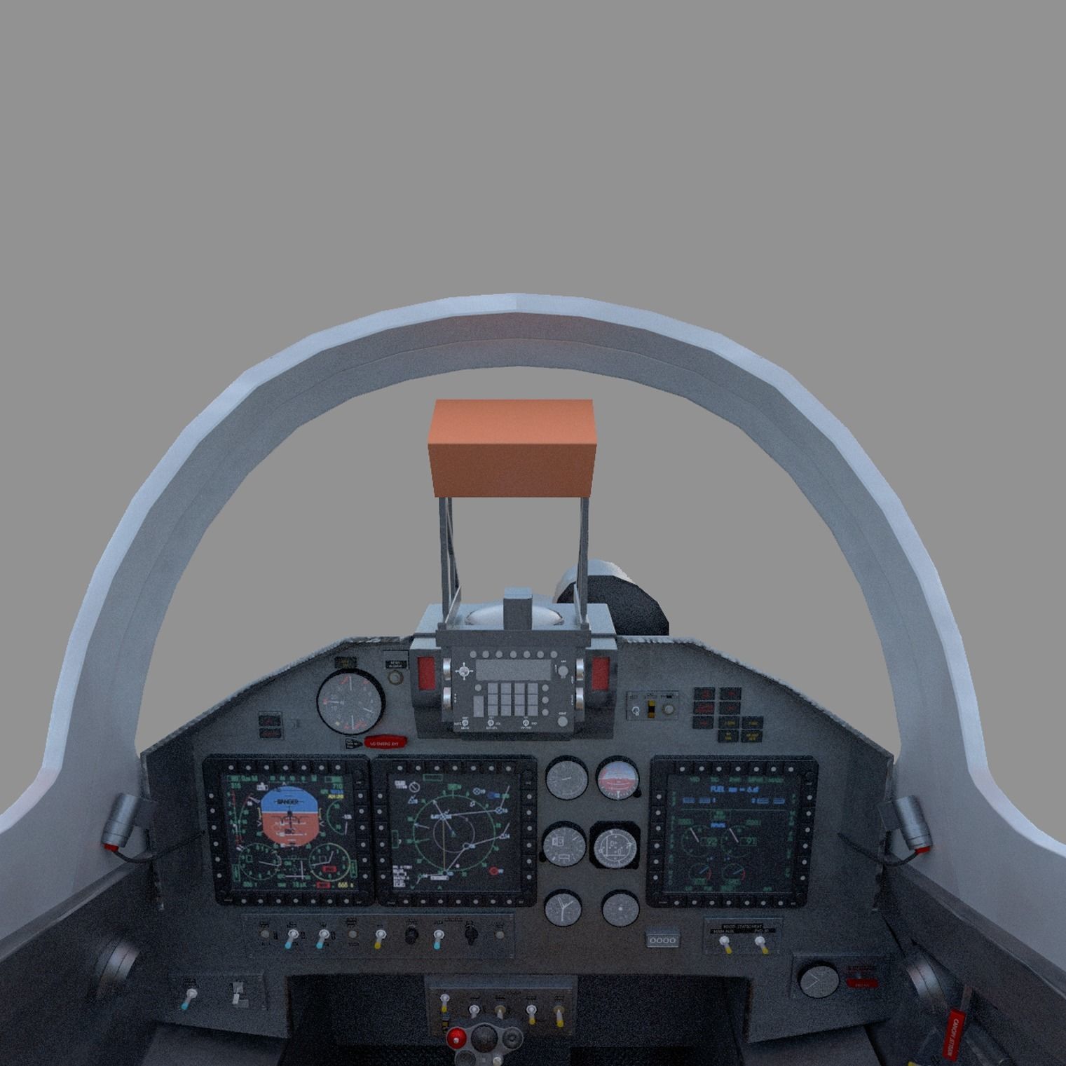 Sukhoi Su-30 MKI Low-poly 3D model_6