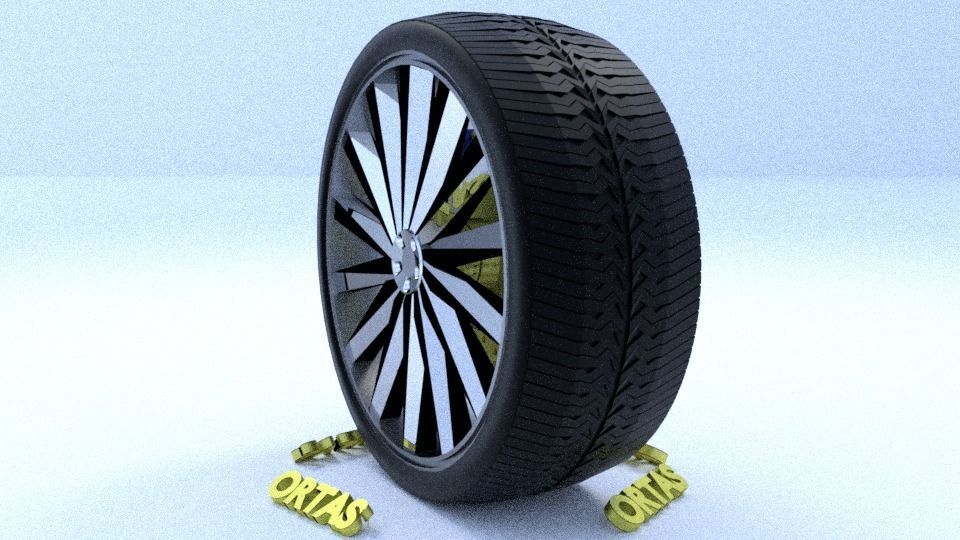 ORTAS CAR RIM 26-27-28-29-30 GAME READY RIM TIRE AND DISC 3D Model Collection_17