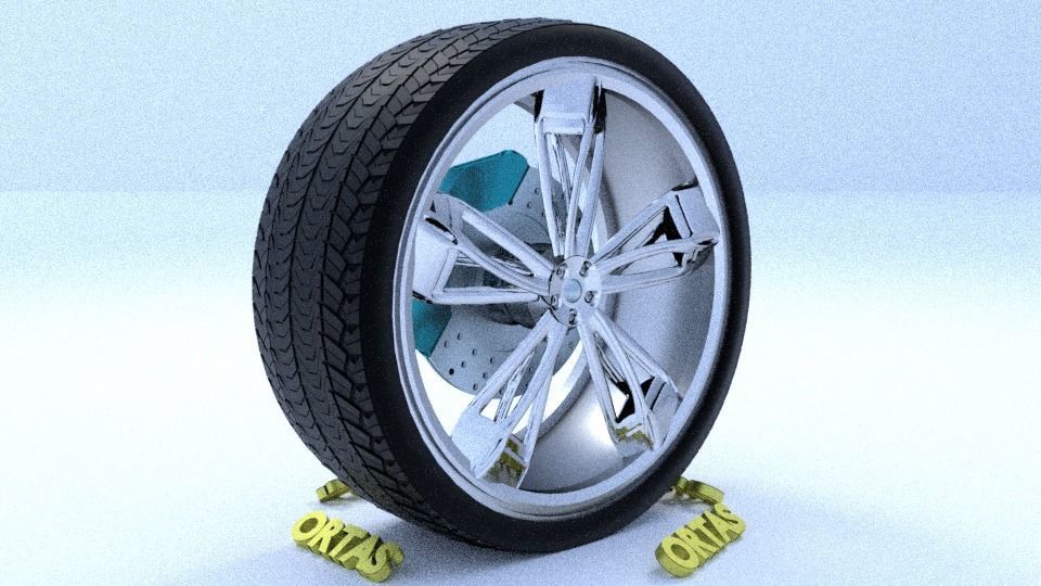 ORTAS CAR RIM 26-27-28-29-30 GAME READY RIM TIRE AND DISC 3D Model Collection_39