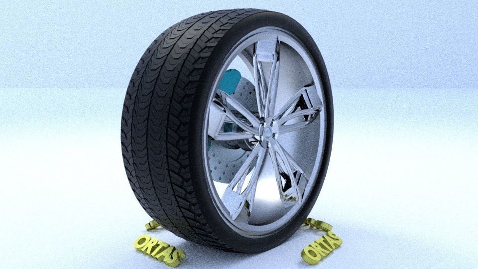 ORTAS CAR RIM 26-27-28-29-30 GAME READY RIM TIRE AND DISC 3D Model Collection_38