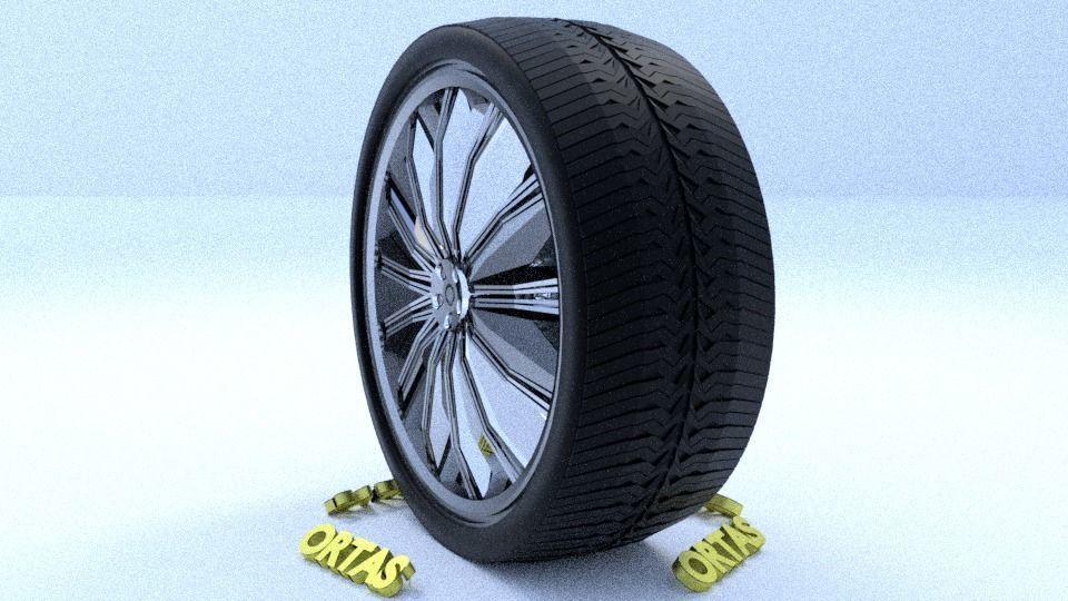 ORTAS CAR RIM 36-37-38-39-40 GAME READY RIM TIRE AND DISC 3D Model Collection_52