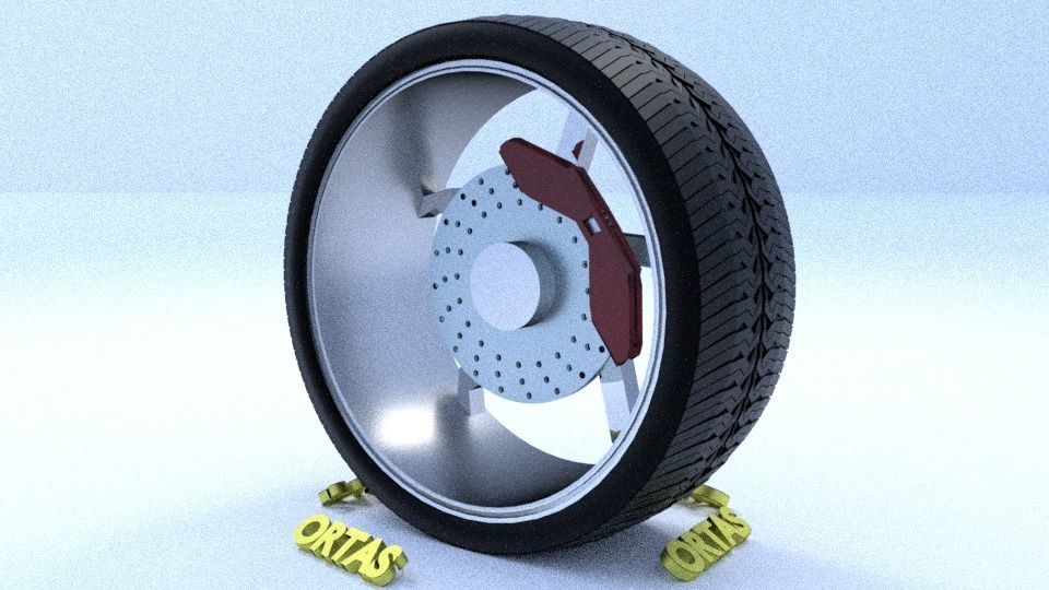 ORTAS CAR RIM 36-37-38-39-40 GAME READY RIM TIRE AND DISC 3D Model Collection_44