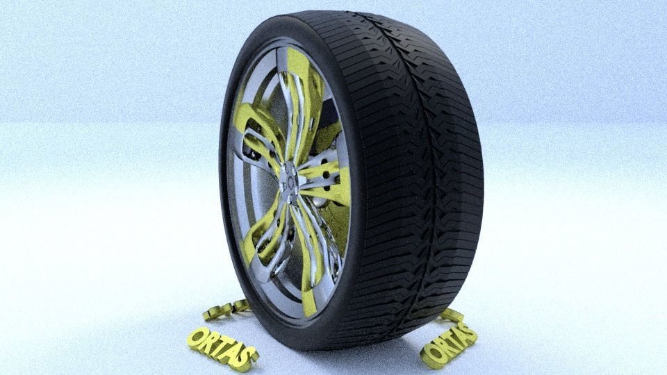 ORTAS CAR RIM 36-37-38-39-40 GAME READY RIM TIRE AND DISC 3D Model Collection_35