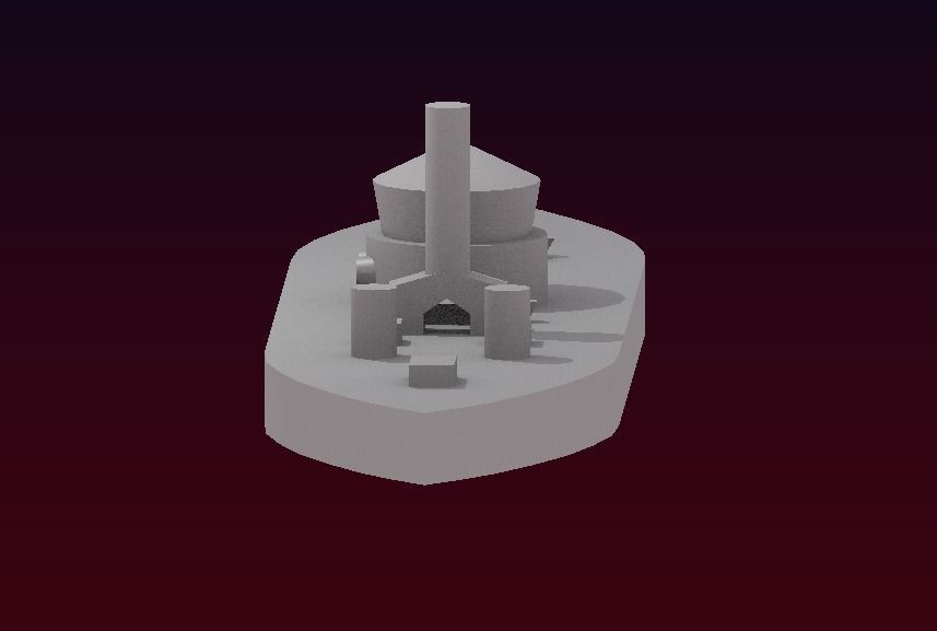 USS Monitor 1862 Free 3D print model_21