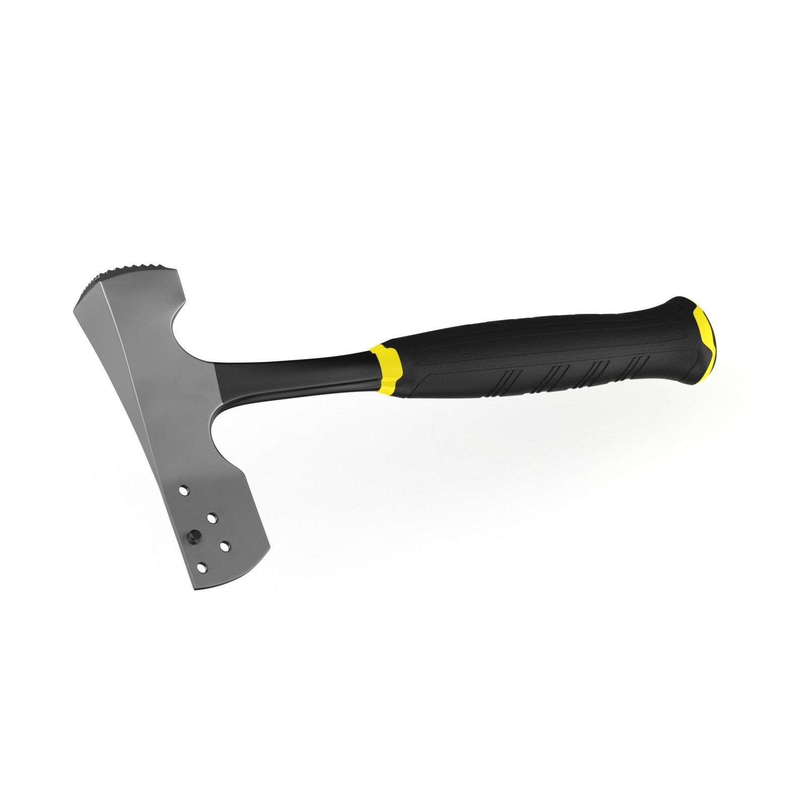 Shingler Hammer With Blade 3D model_4
