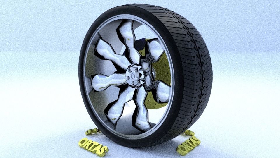 ORTAS CAR RIM 60 GAME READY RIM TIRE AND DISC 3D model_6