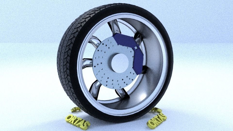 ORTAS CAR RIM 50 GAME READY RIM TIRE AND DISC 3D model_8