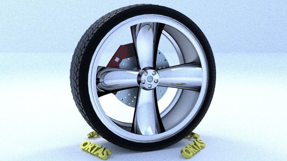 ORTAS CAR RIM 49 GAME READY RIM TIRE AND DISC 3D model_3