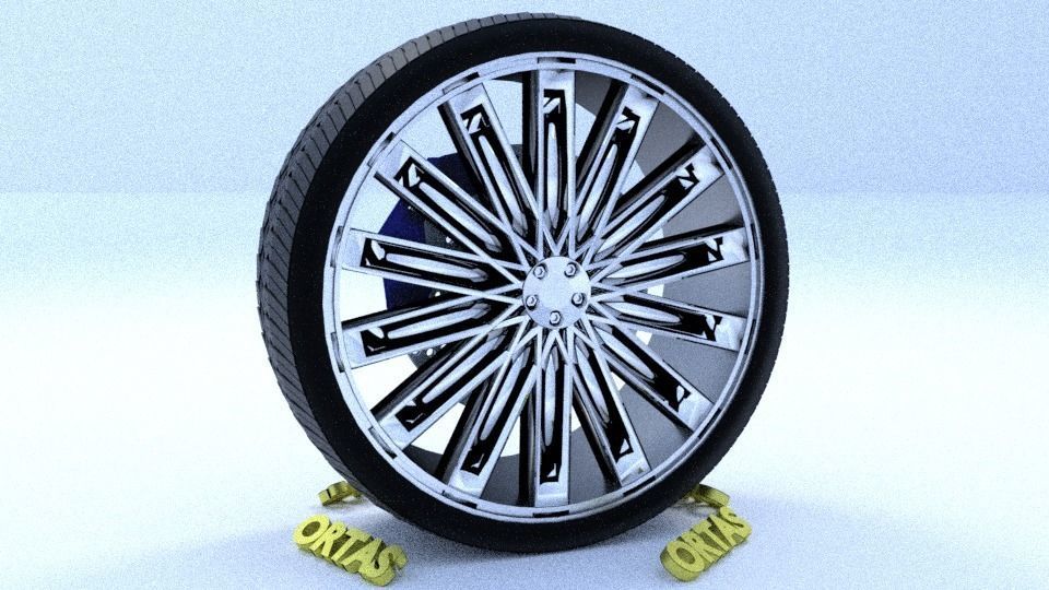ORTAS CAR RIM 48 GAME READY RIM TIRE AND DISC 3D model_3