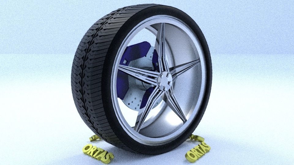 ORTAS CAR RIM 47 GAME READY RIM TIRE AND DISC 3D model_1