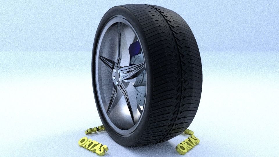 ORTAS CAR RIM 47 GAME READY RIM TIRE AND DISC 3D model_7