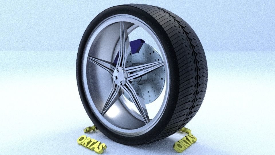 ORTAS CAR RIM 47 GAME READY RIM TIRE AND DISC 3D model_6
