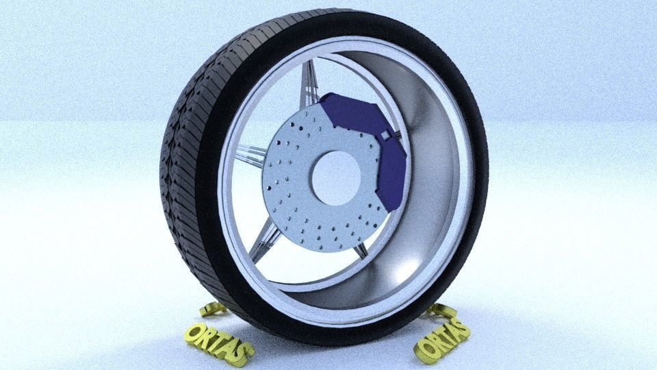 ORTAS CAR RIM 47 GAME READY RIM TIRE AND DISC 3D model_8