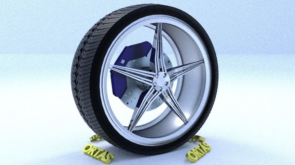 ORTAS CAR RIM 47 GAME READY RIM TIRE AND DISC 3D model_2