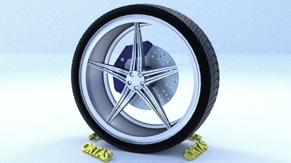 ORTAS CAR RIM 47 GAME READY RIM TIRE AND DISC 3D model_4